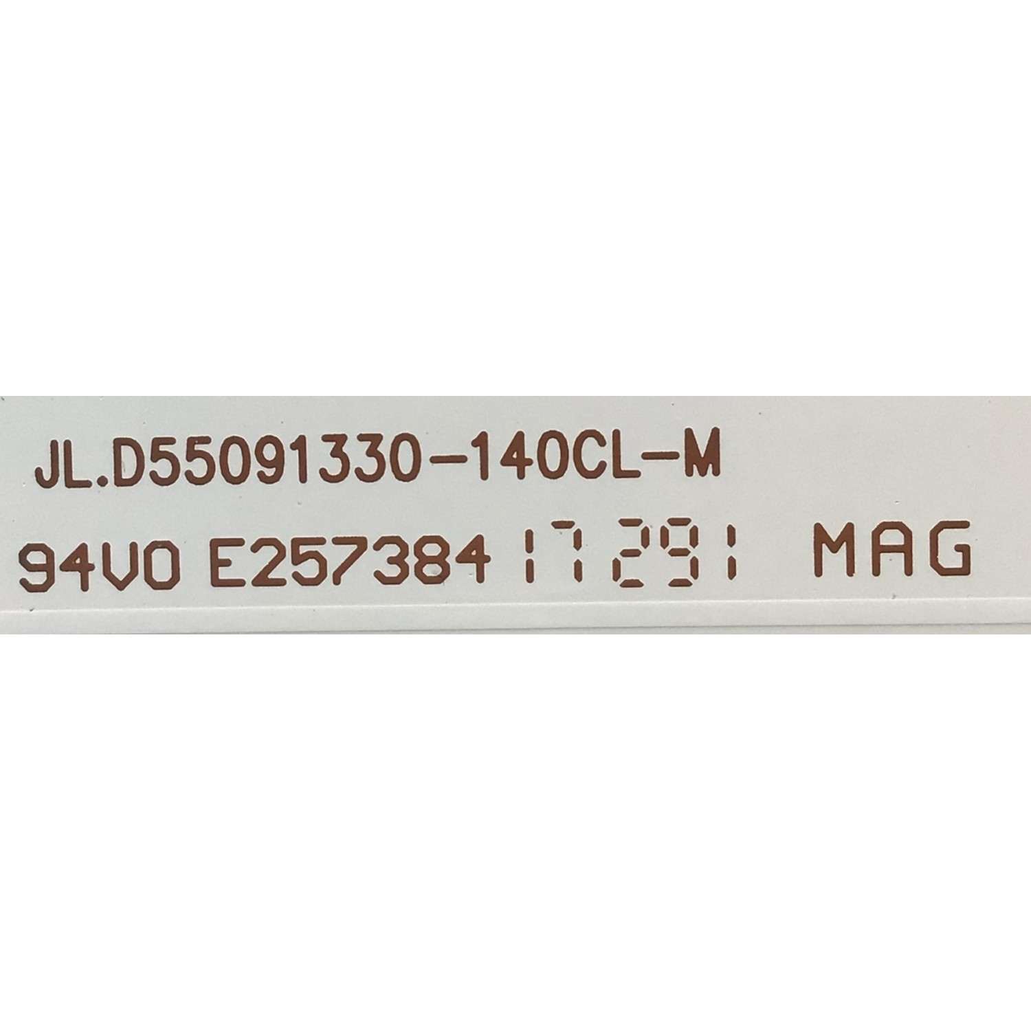 KIT DE LED'S PARA TV JVC ( 10 PZ ) / NUMERO DE PARTE JL.D55091330-140CR-M / 18AE630 / 035-550-3030-N / 018014 / PANEL C140-A550N-N02G / MODELO SI55FS - Imagen 2